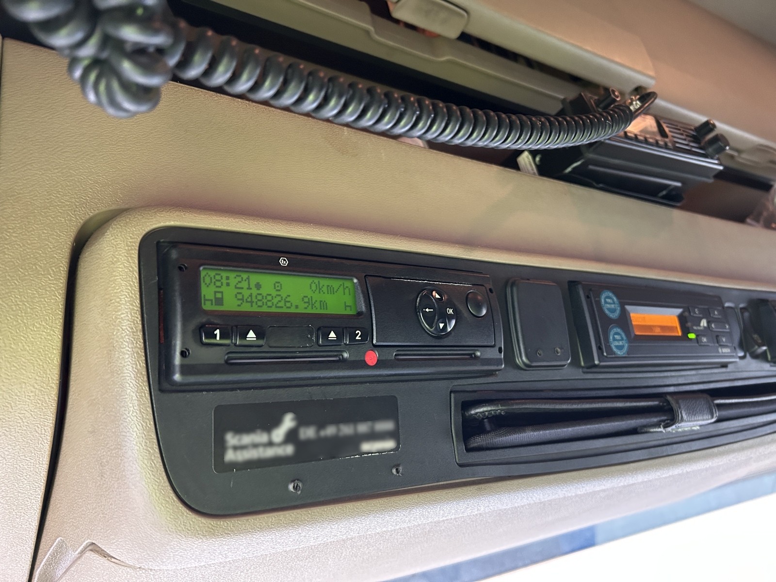 Stary tachograf cyfrowy