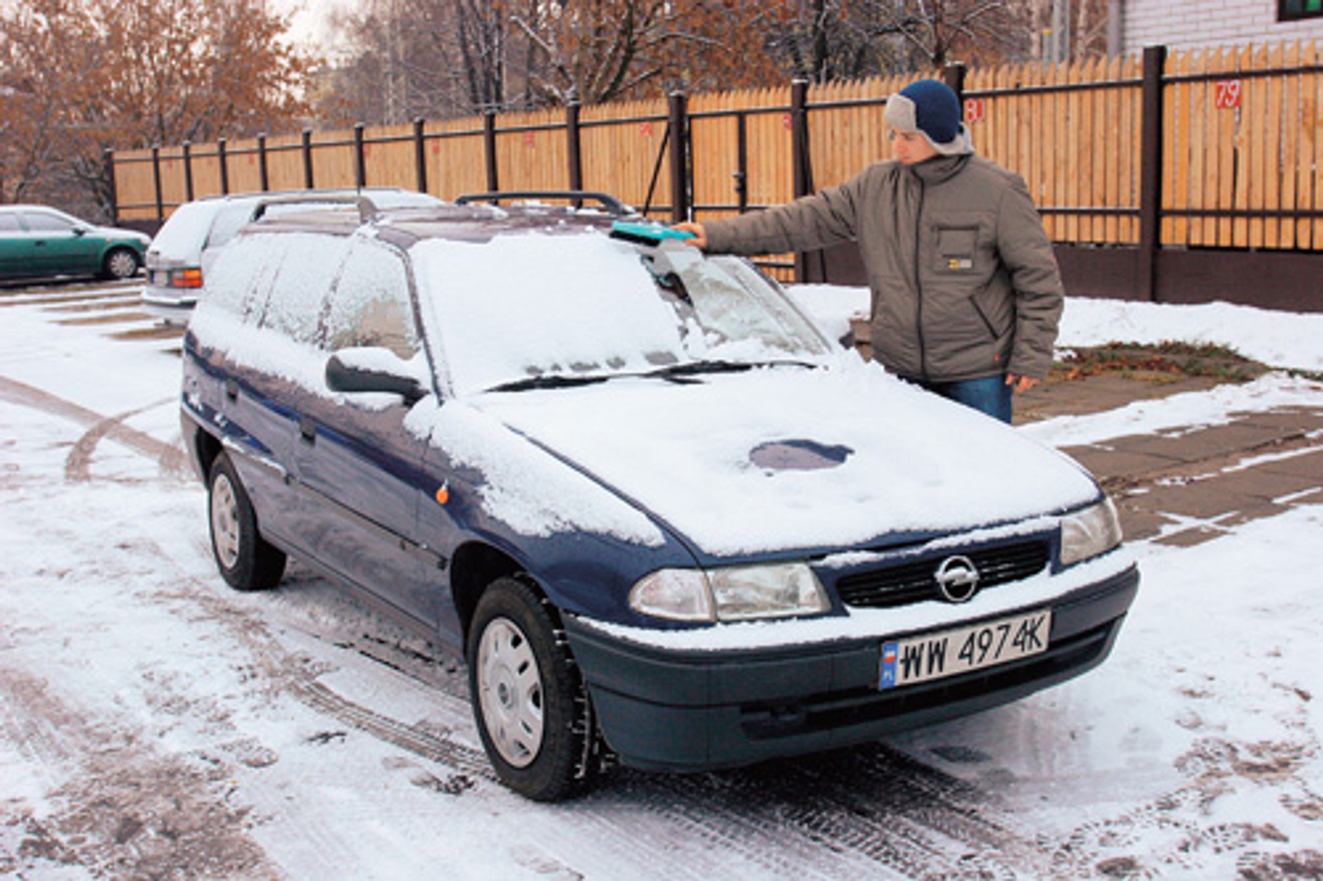 Odśnież auto, zanim odjedziesz!