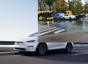 Rozładowana Tesla stanęła na środku skrzyżowania w Katowicach