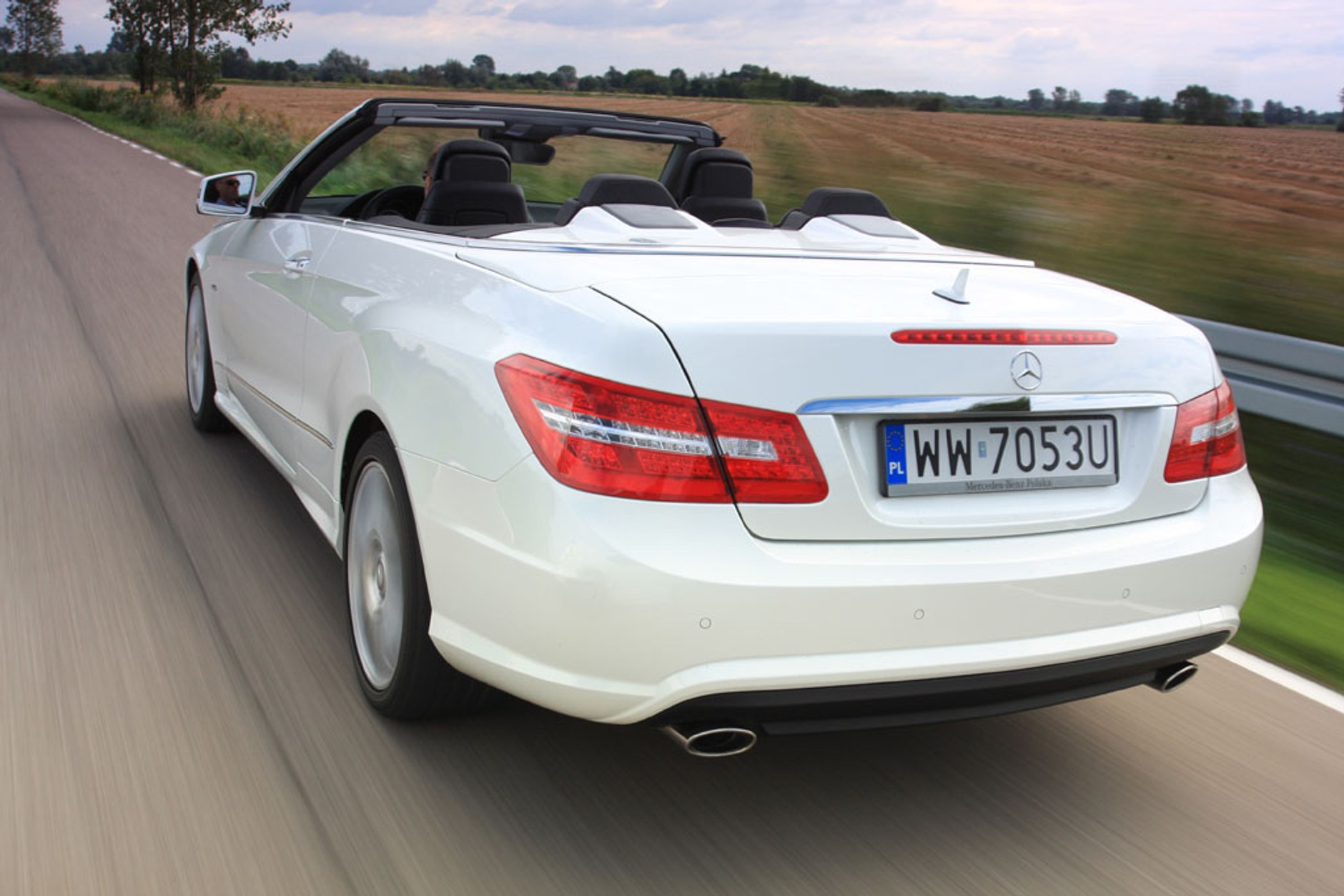 Mercedes E 350 CDI Cabrio z miękkim dachem