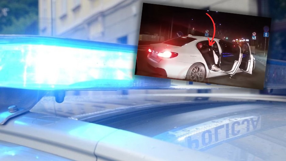 Takich przygód autor nagrania się nie spodziewał (Screen: YouTube/StopCham)