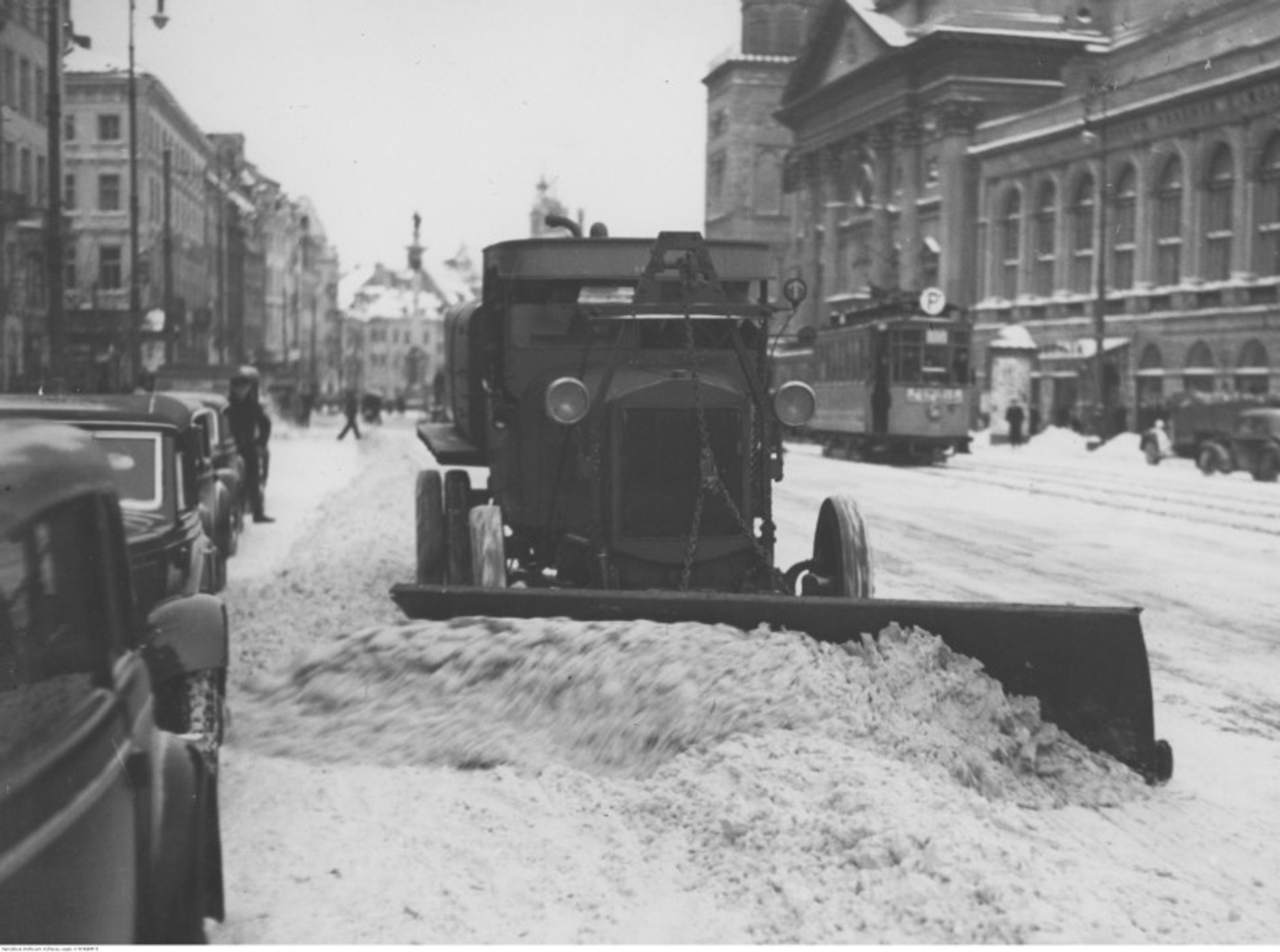 Tak dawniej dbano zimą o drogi