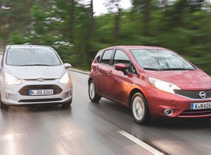 Vany w poręcznym formacie: Ford B-Max kontra Nissan Note