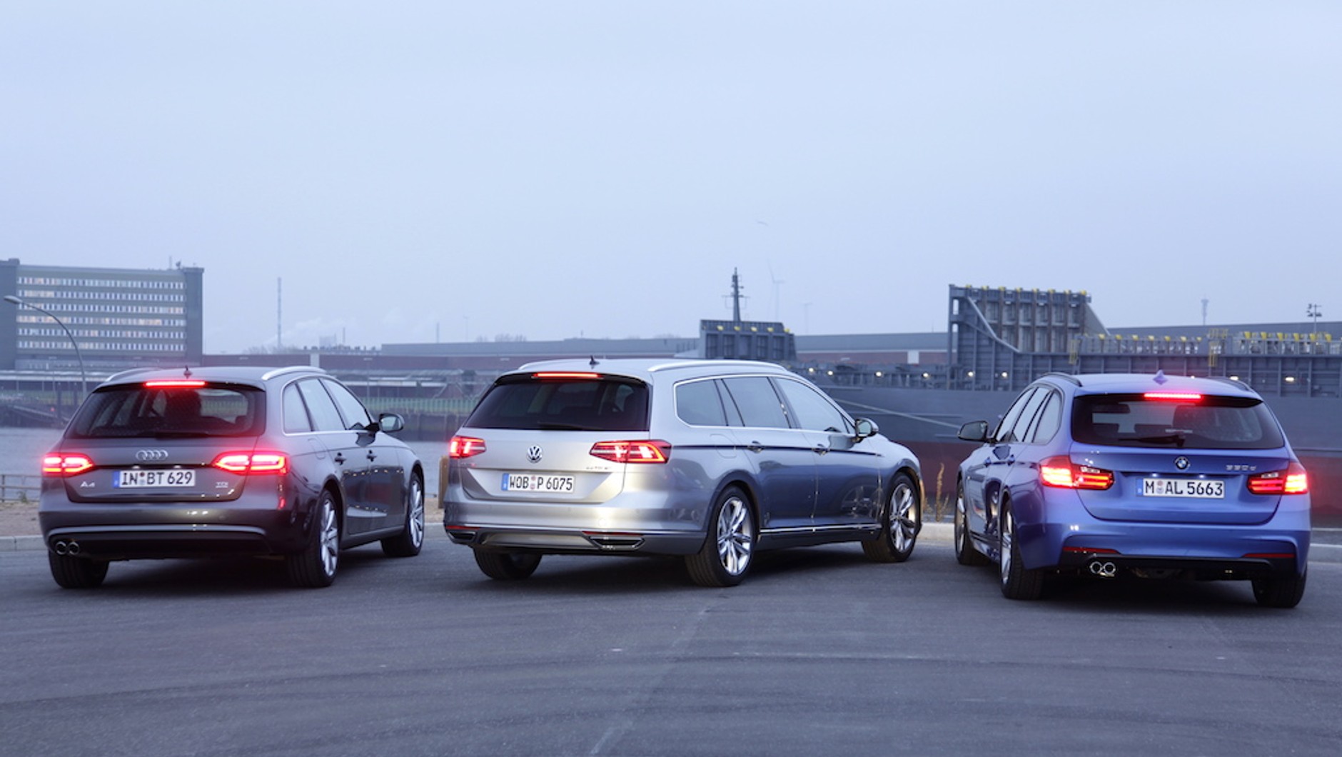 Volkswagen Passat, Audi A4, BMW seria 3