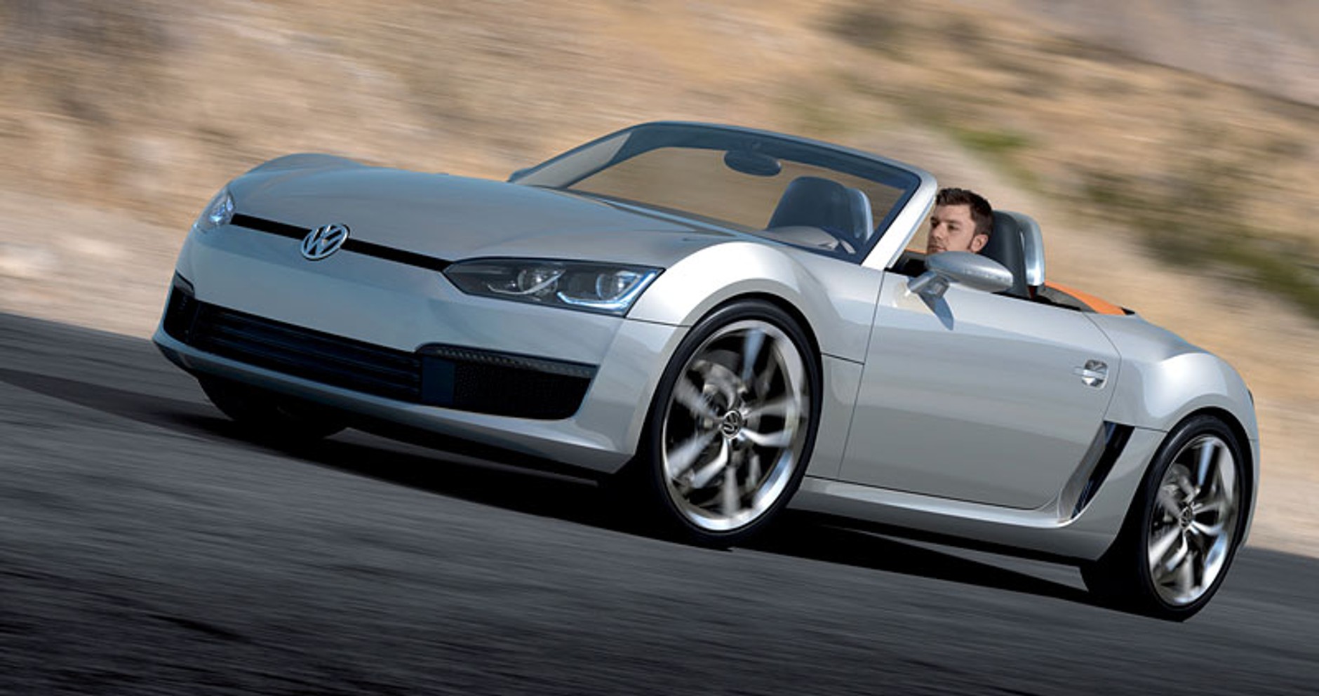 Detroit 2009: Volkswagen Concept BlueSport – mały roadster z dieslem przed tylną osią