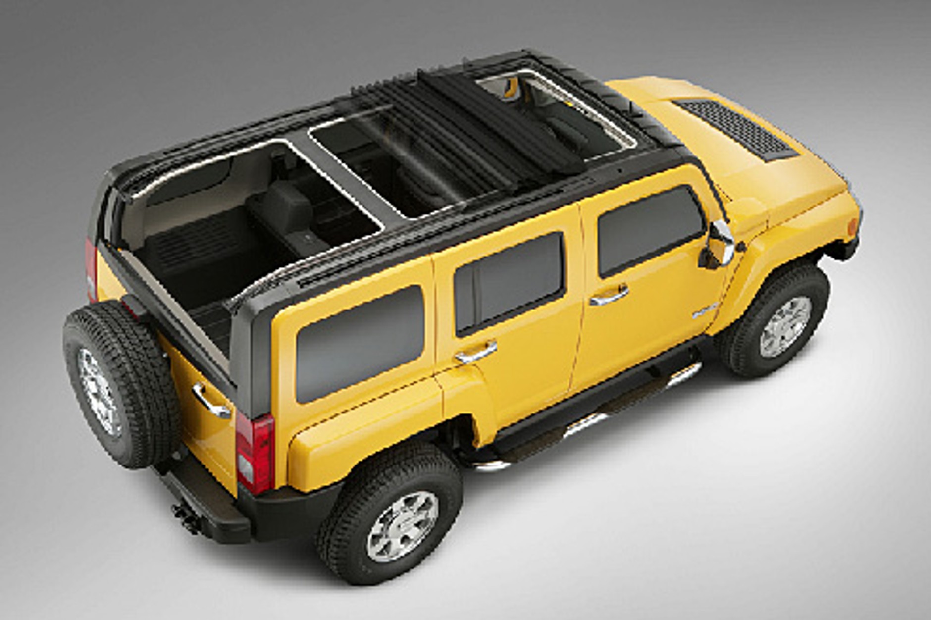 Hummer H3 Open Top: safari w Detroit