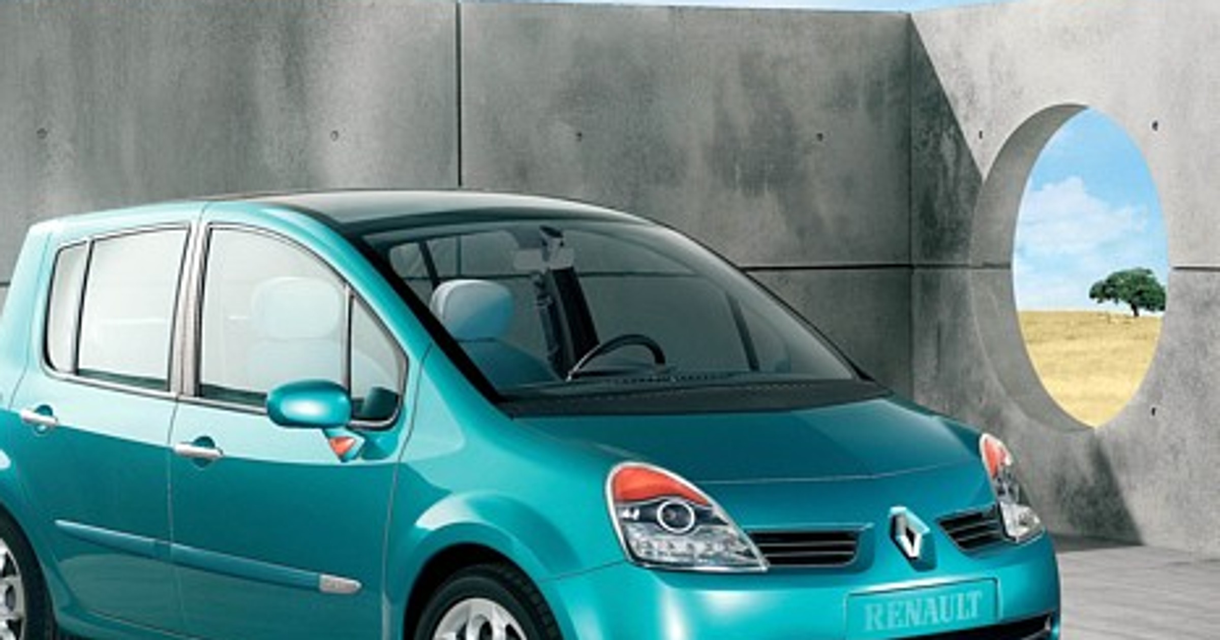 Renault Modus na jesieni