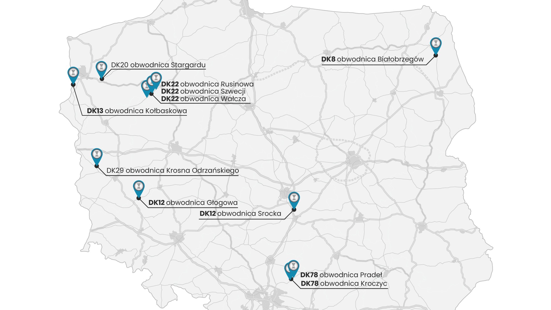 Planowane przetargi na drogi w 2023 r.