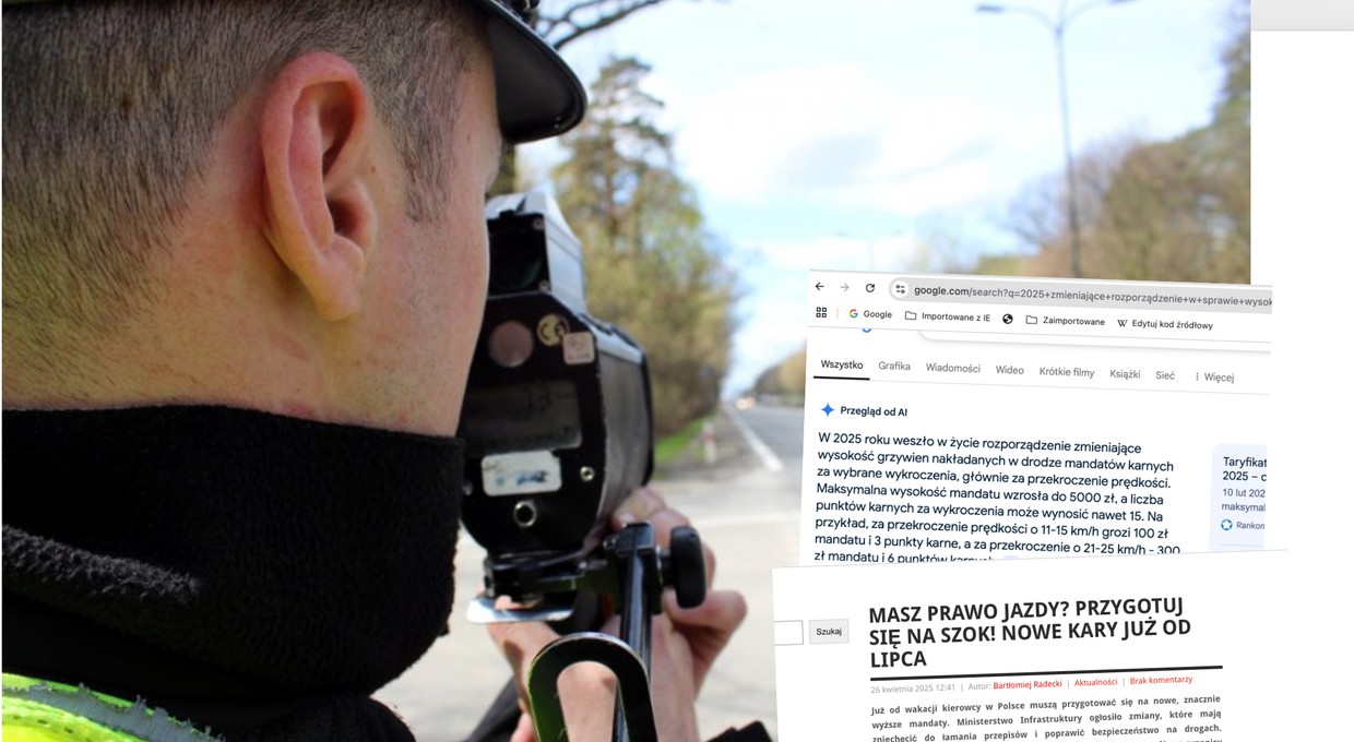 Podwyżka mandatów już od lipca, najwyższy mandat za prędkość 8000 zł? Oto, co wiadomo naprawdę