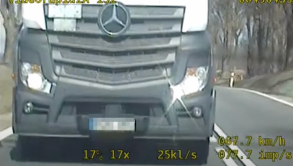 Potężny mandat dla kierowcy cysterny. Zrobił to na oczach policji