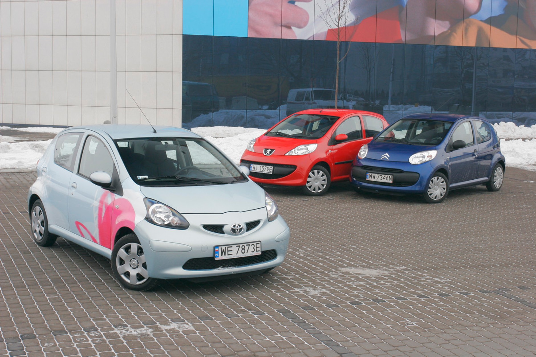 Citroen C1 I, Peugeot 107, Toyota Aygo I (1.0/68 KM)