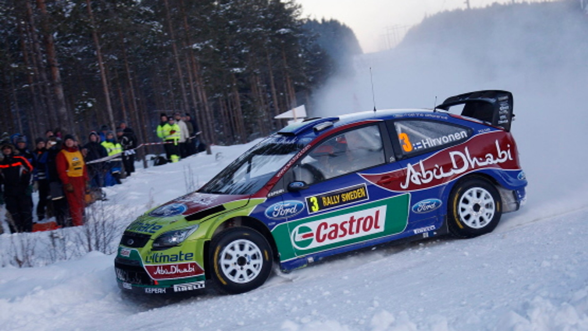 Rajd Szwecji 2010: piękny pojedynek Hirvonen - Loeb (relacja z 3. etapu)