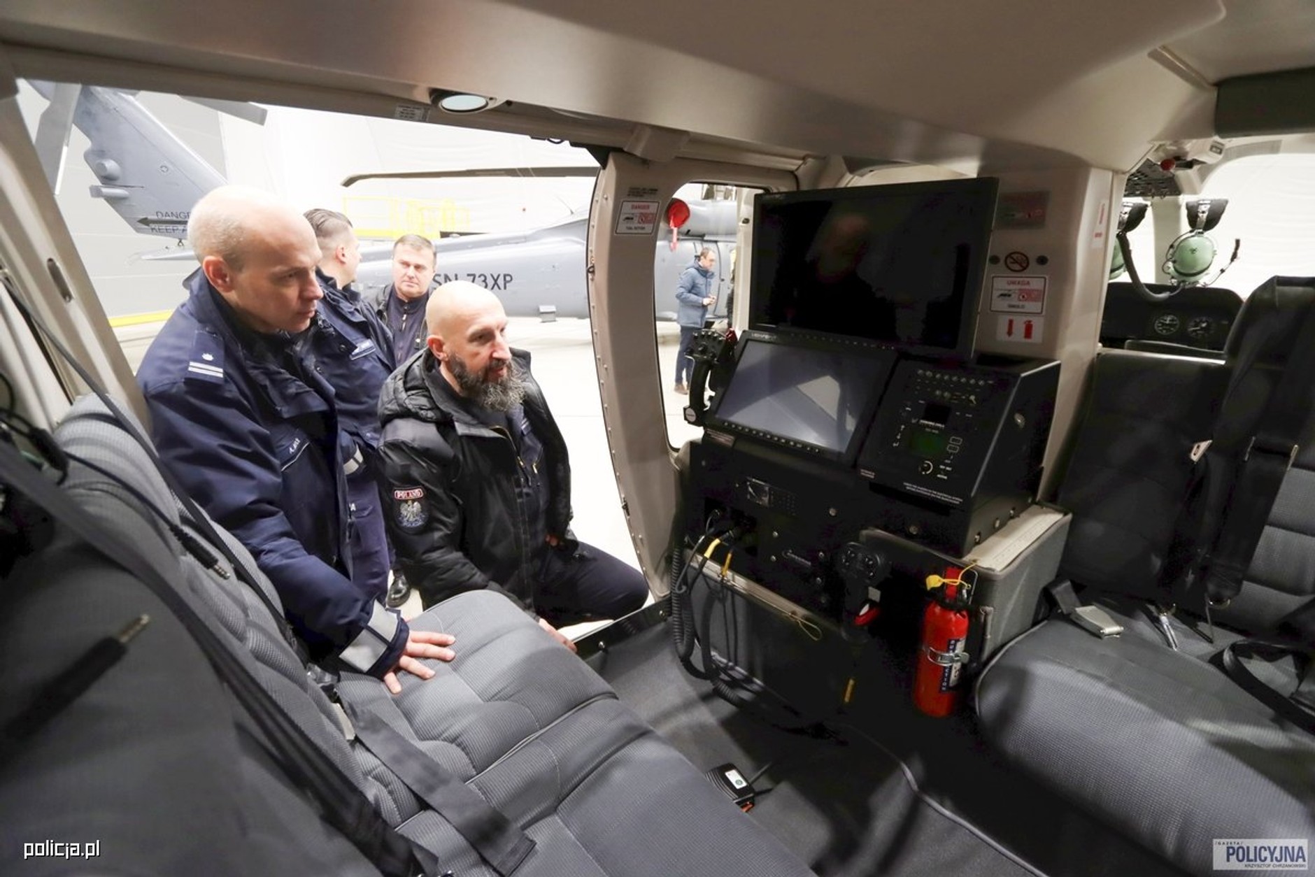 Policyjny śmigłowiec Bell-407GXi