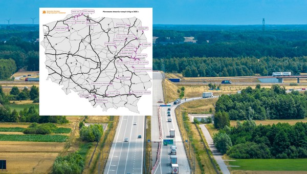 Nowe drogi w Polsce w 2026 r. Te odcinki zostaną otwarte - mapa
