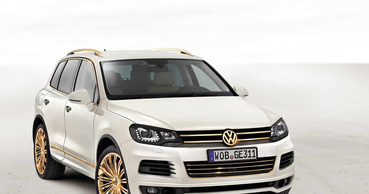 Złoty Volkswagen Touareg dla szejka