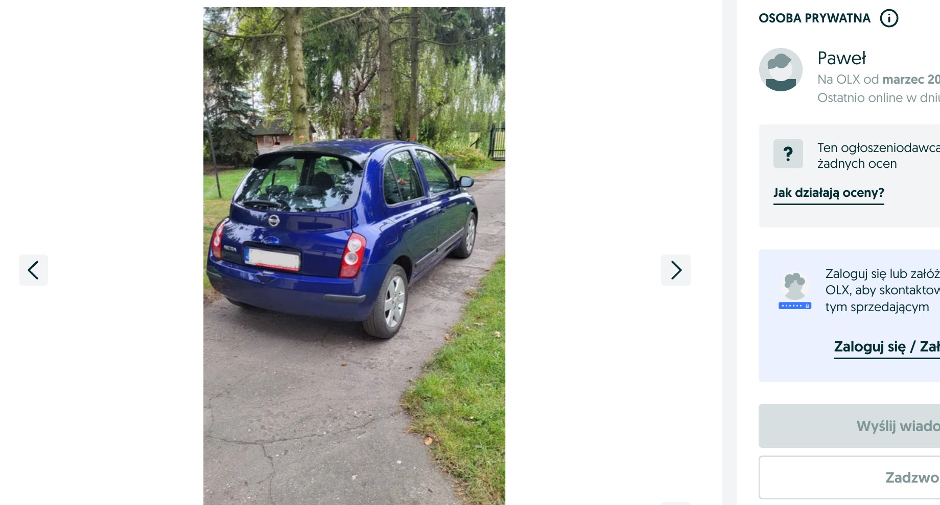 Nissan Micra z ogłoszenia