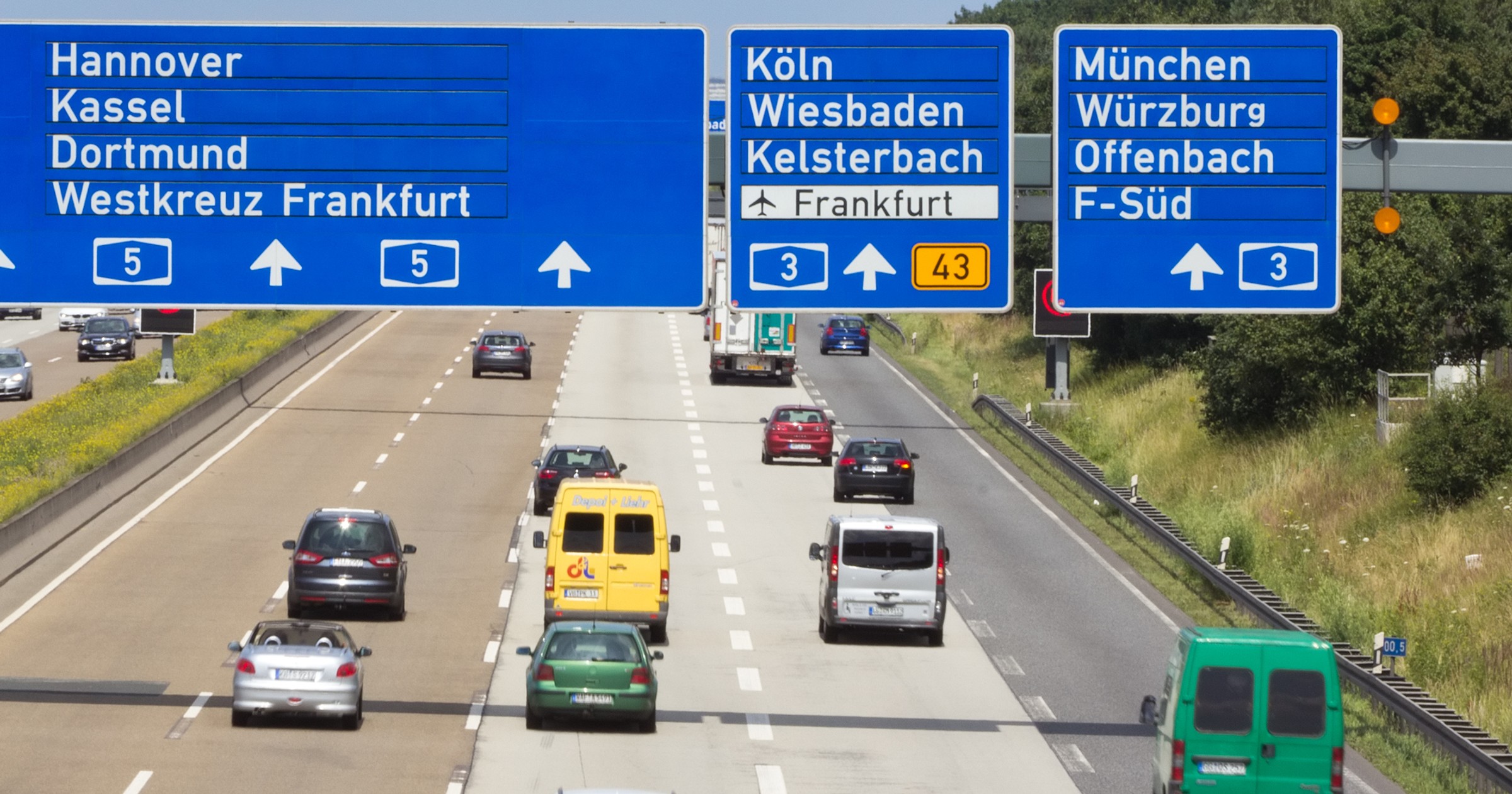Niemiecka autostrada - zdjęcie ilustracyjne