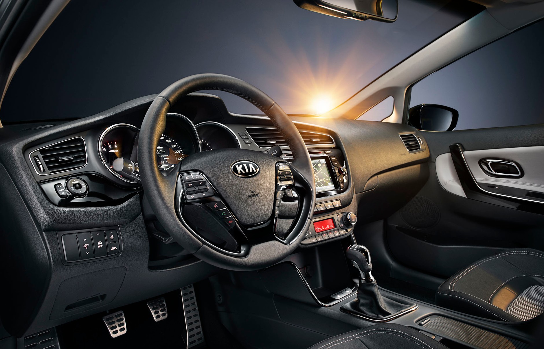 Wnętrze nowej Kia ceed kombi