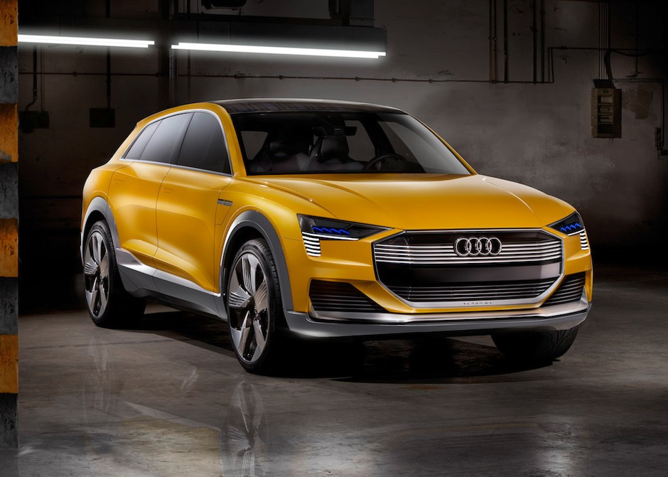 Audi A4 allroad i h-tron na salonie w Detroit 2016
