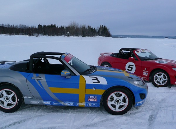 Mazda MX-5 Ice Race w Szwecji
