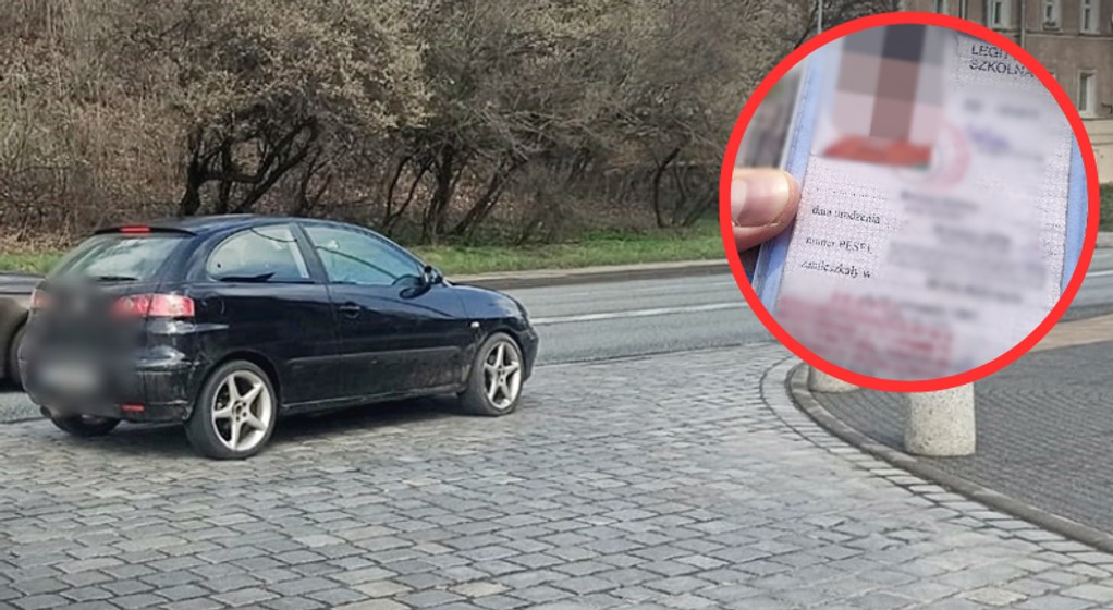 Gdy policjanci zobaczyli "dokumenty" kierowcy zdębieli
