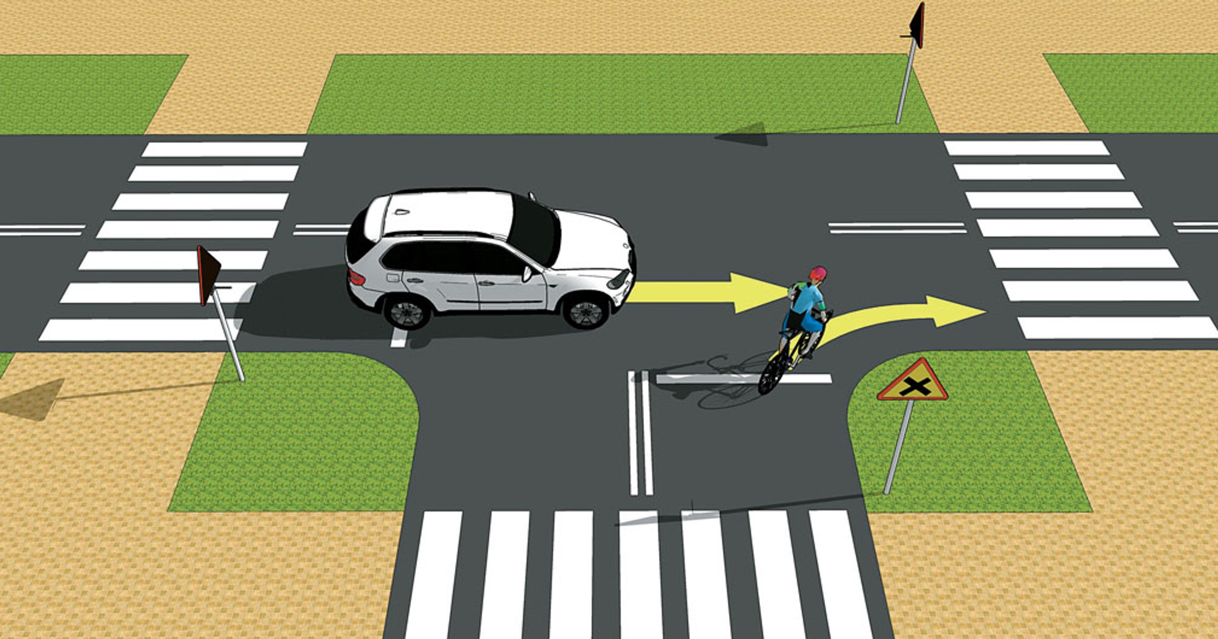 Kto ma pierwszeństwo na skrzyżowaniu?