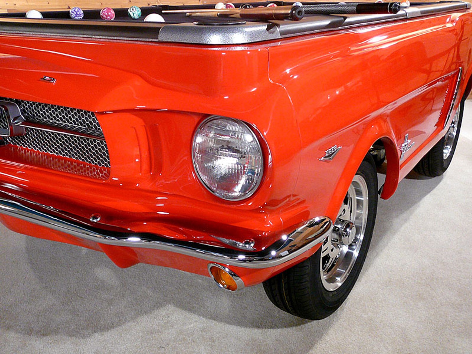 Najbardziej samochodowy stół bilardowy świata