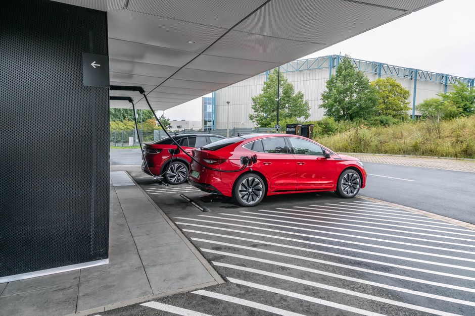 Hub ładowania Audi w Norymberdze w Niemczech