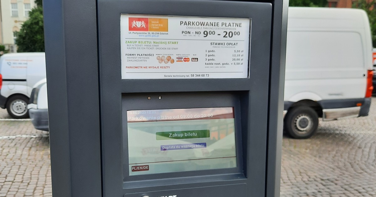 W Gdańsku na Starym Mieście stanęło 120 nowoczesnych parkometrów