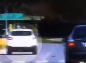 Nie ustąpił pierwszeństwa pieszemu. Jechał za nim radiowóz z wideorejestratorem