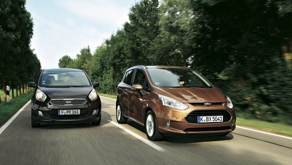 Ford B-Max kontra Kia Venga: miejskie vany dla rodziny