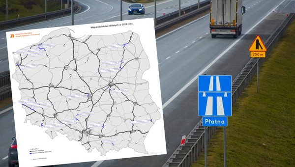 Drogi oddane do ruchu w 2023 r. Prawie 267 km nowych tras [MAPA]