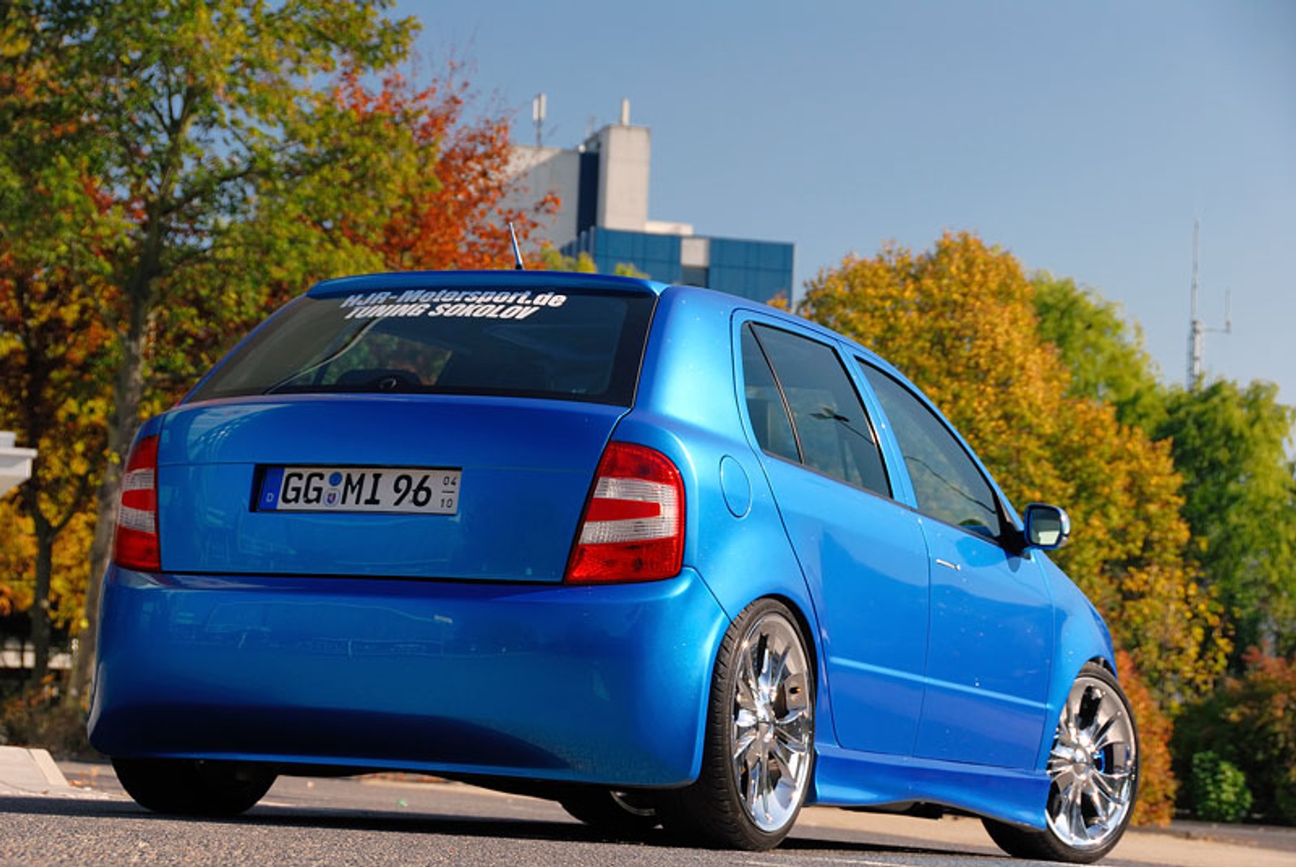 Garaż tunera: Škoda Fabia 1,8 Turbo – smerfny hatchback