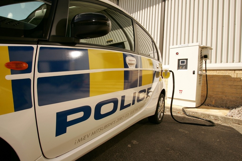 Mitsubishi i-MIEV w brytyjskiej policji