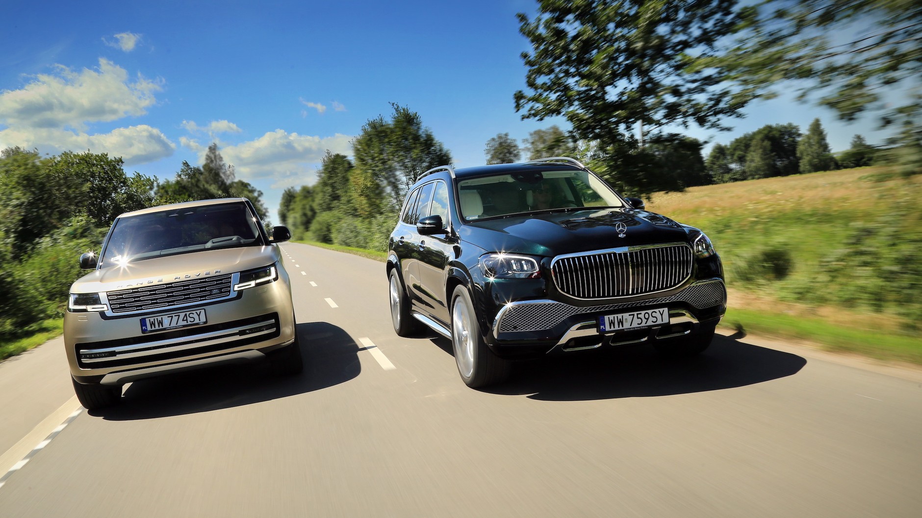 Range Rover LWB P530 First Edition i Mercedes-Maybach GLS 600