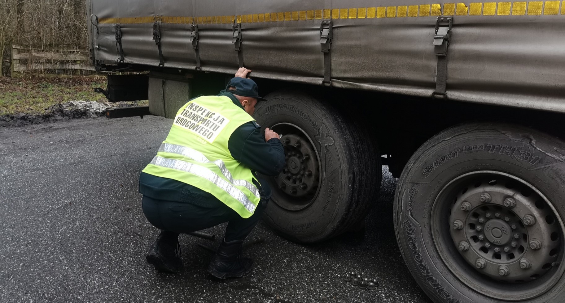 Cysterna jechała z Niemiec bez koła. ITD nie miała litości