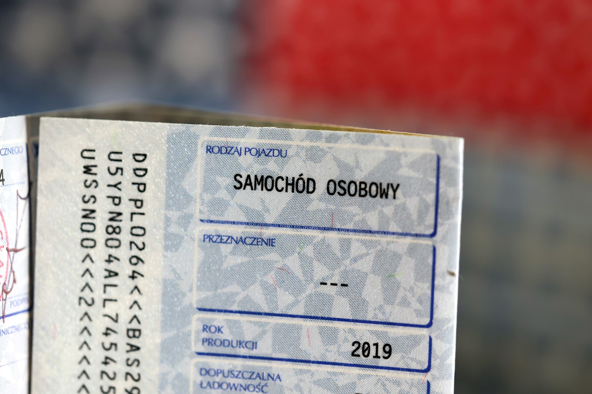 Dowód rejestracyjny
