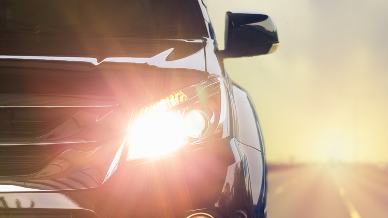 Światła w samochodzie