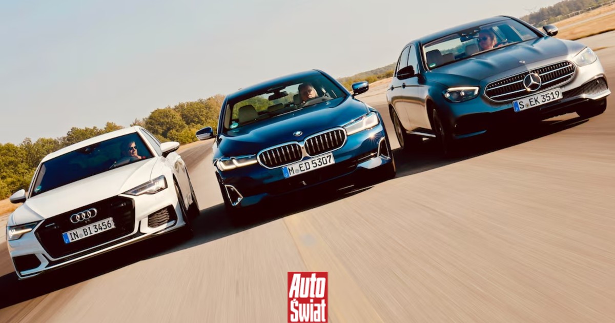 Zabraliśmy trzy prawie nowe, niemieckie sedany do warsztatu. Jeden jest zdecydowanym przegranym