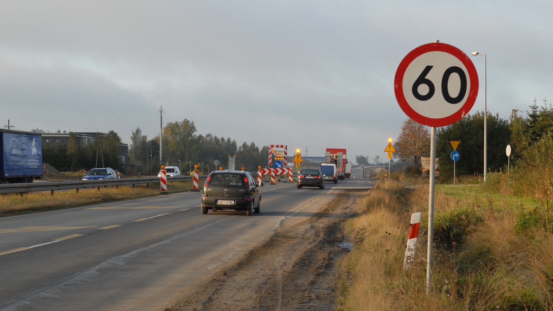 Ograniczenie prędkości 60 km/h