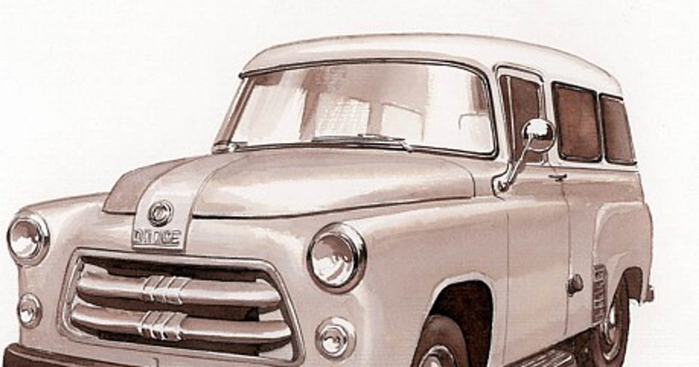 Dodge Town Wagon 1956 rok USA