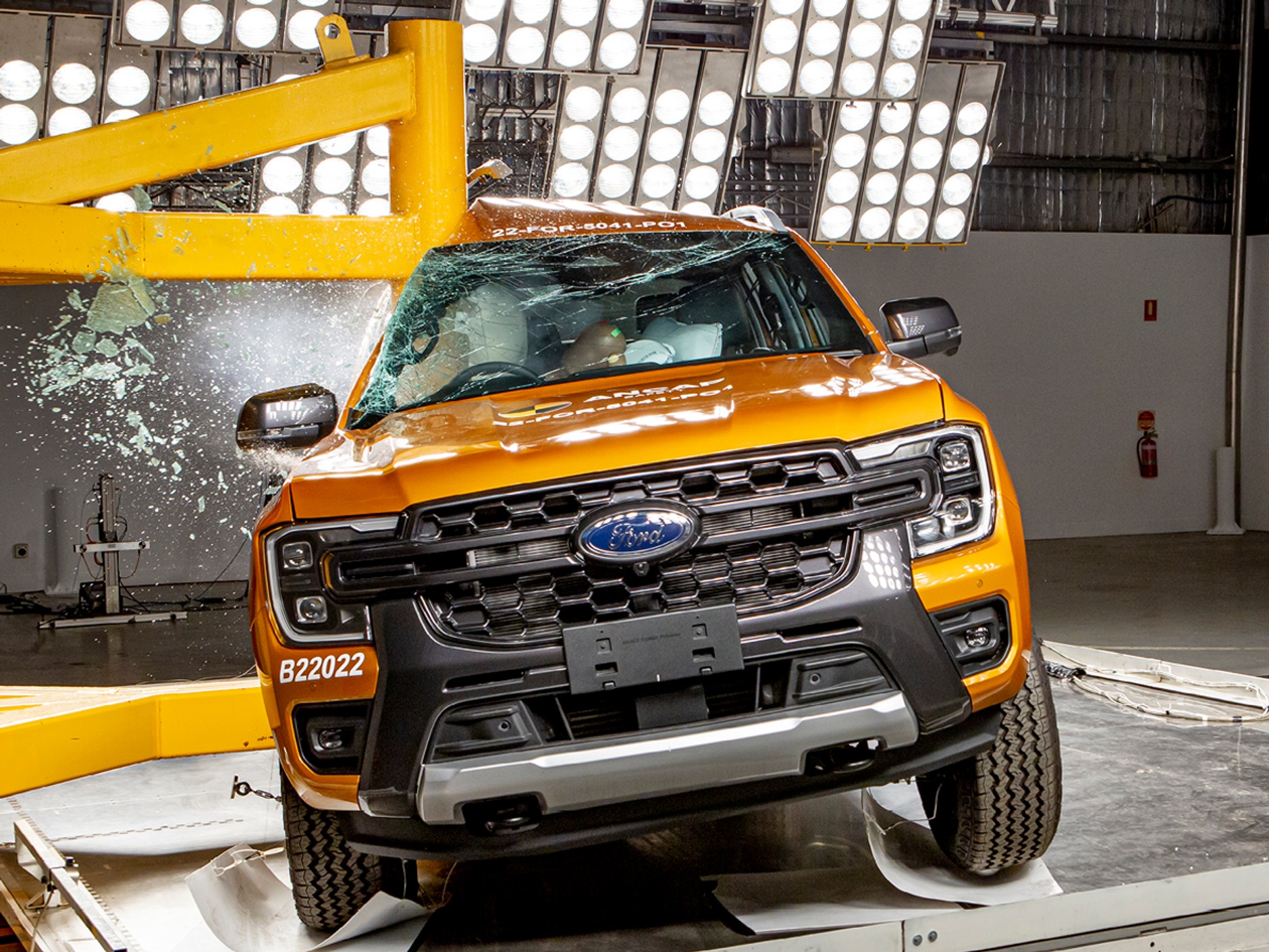 Crash-test: Ford Ranger