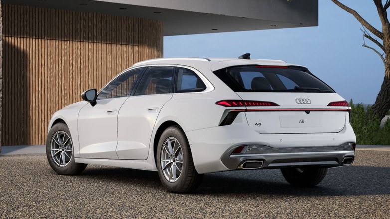 Nowe spalinowe Audi A6 Avant w bazowej wersji (zrzut ekranu)