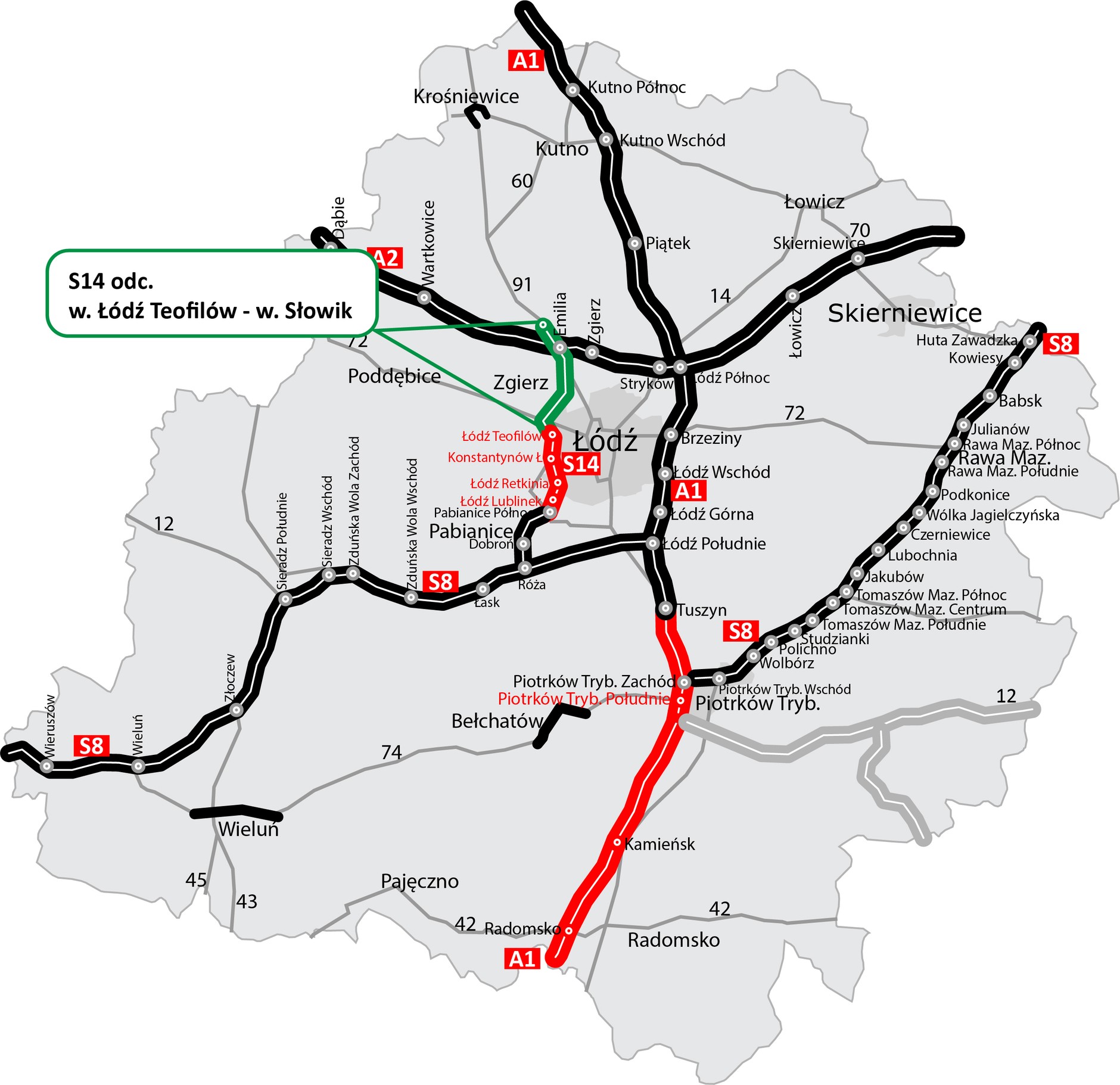 S14 Łódź Teofilów - Słowik