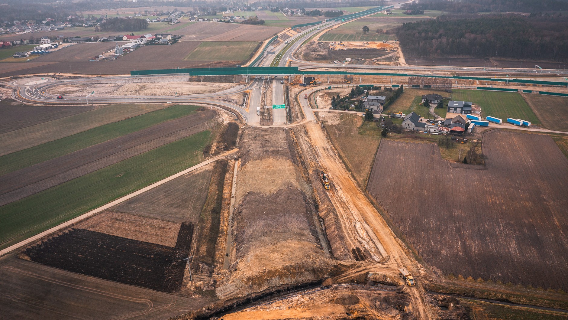 Prace przy budowie trasy S1 Mysłowice-Bieruń