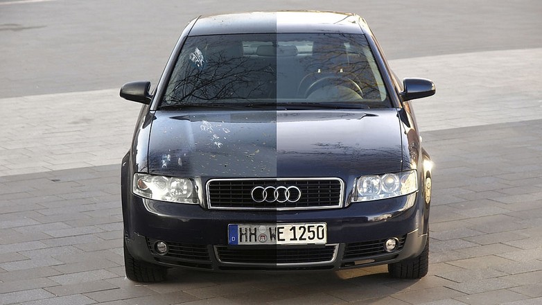 Samochód przed i po odświeżeniu