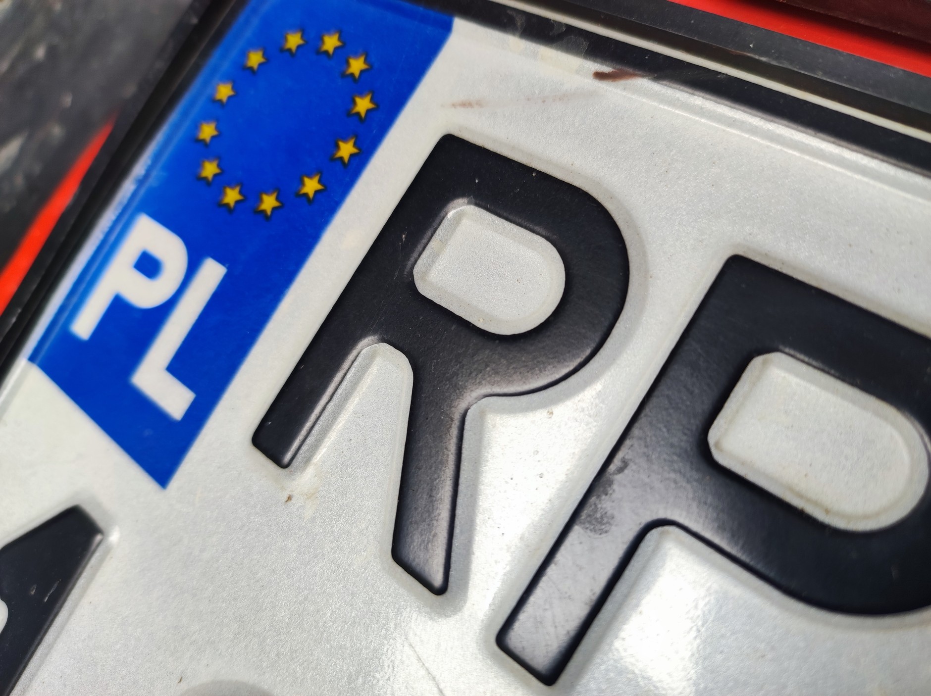 Polska tablica rejestracyjna