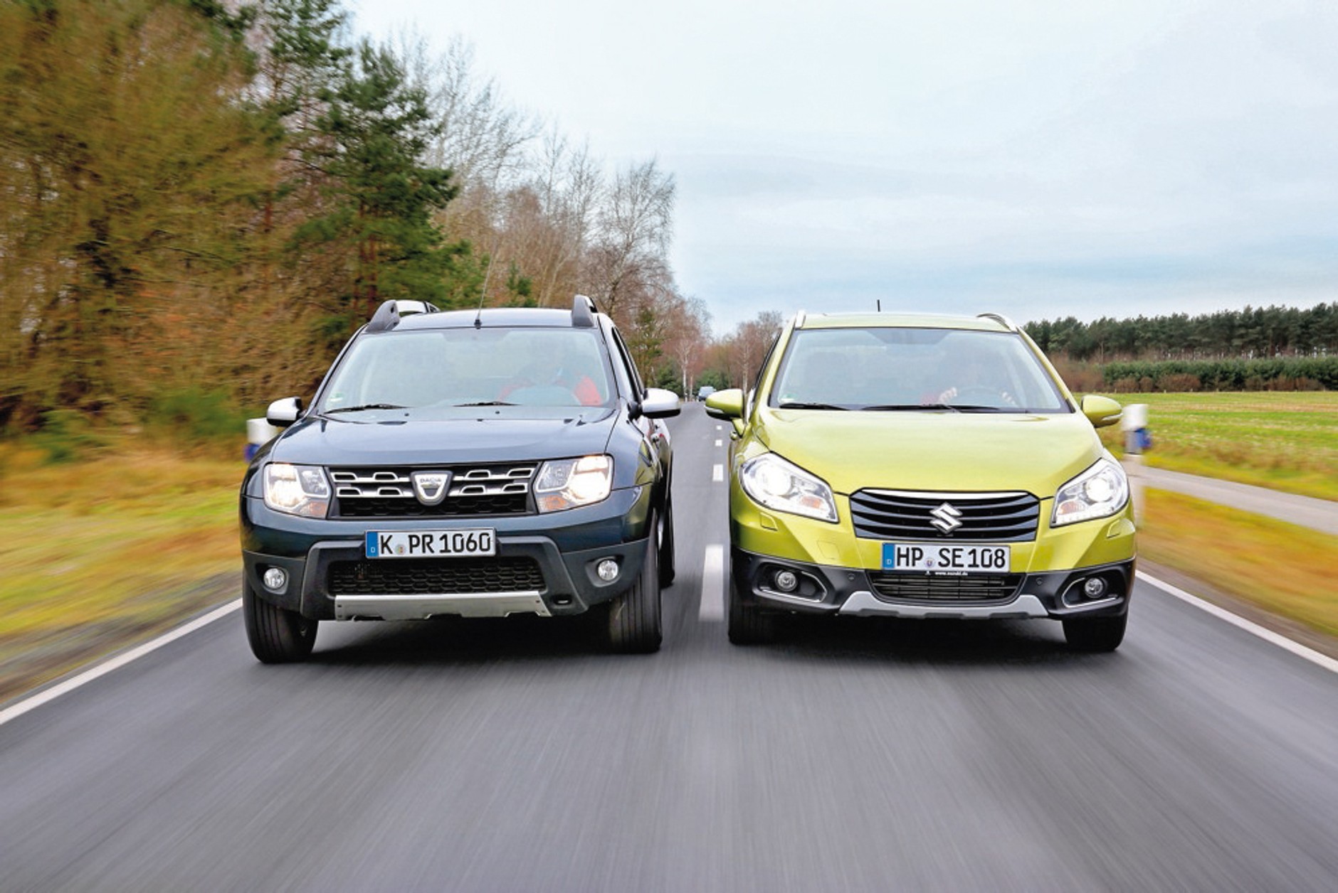 Dacia Duster, Suzuki SX4 S-Cross