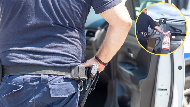  Amerykańska policja stosuje taktykę dotyku (Screen: Twitter/Massimo)