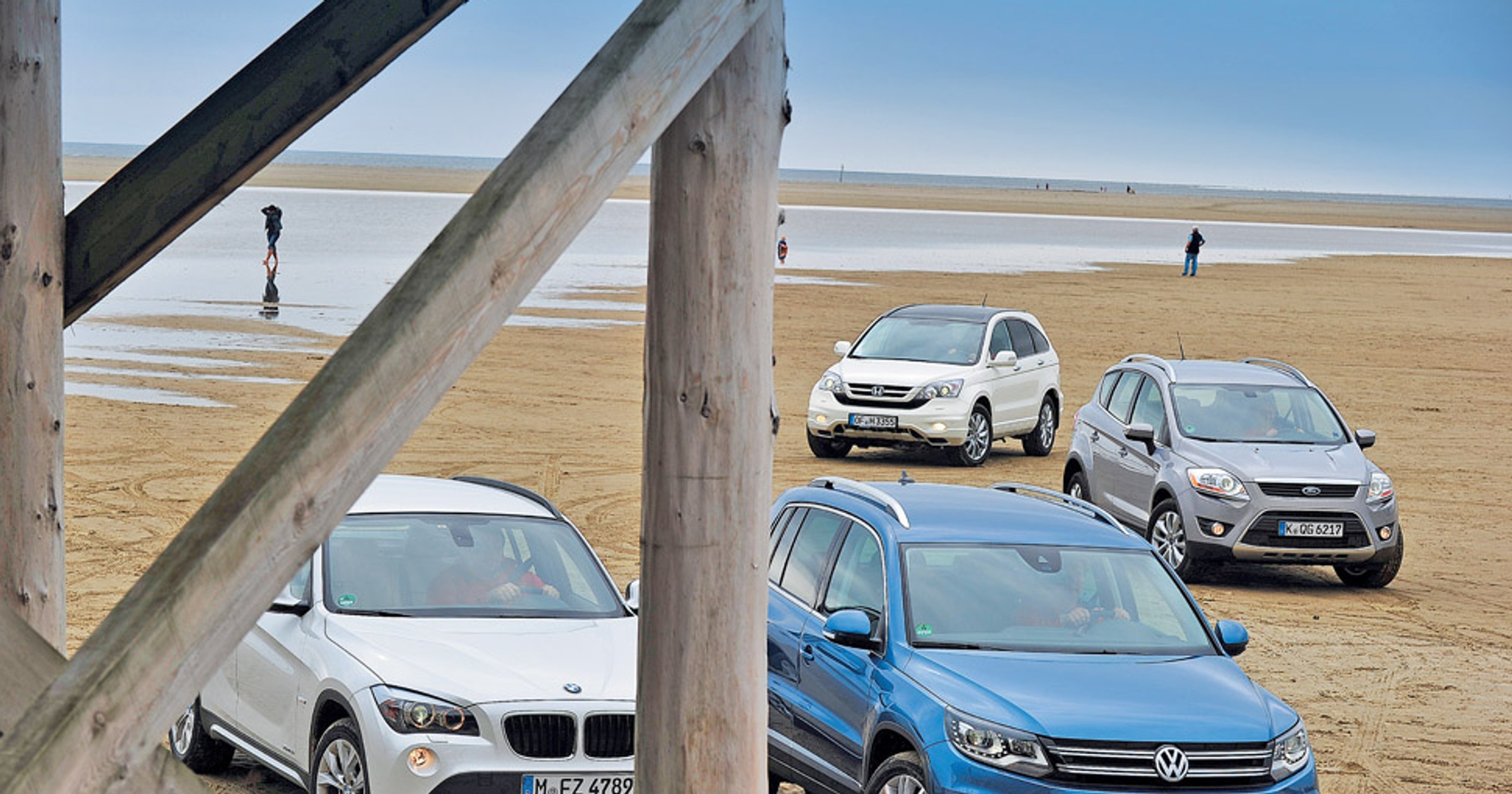 VW Tiguan kontra BMW X1, Ford Kuga i Honda CR-V: duża moc to nie wszystko
